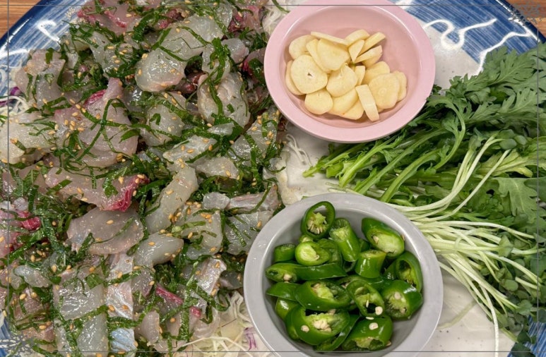 깻잎막회 이미지