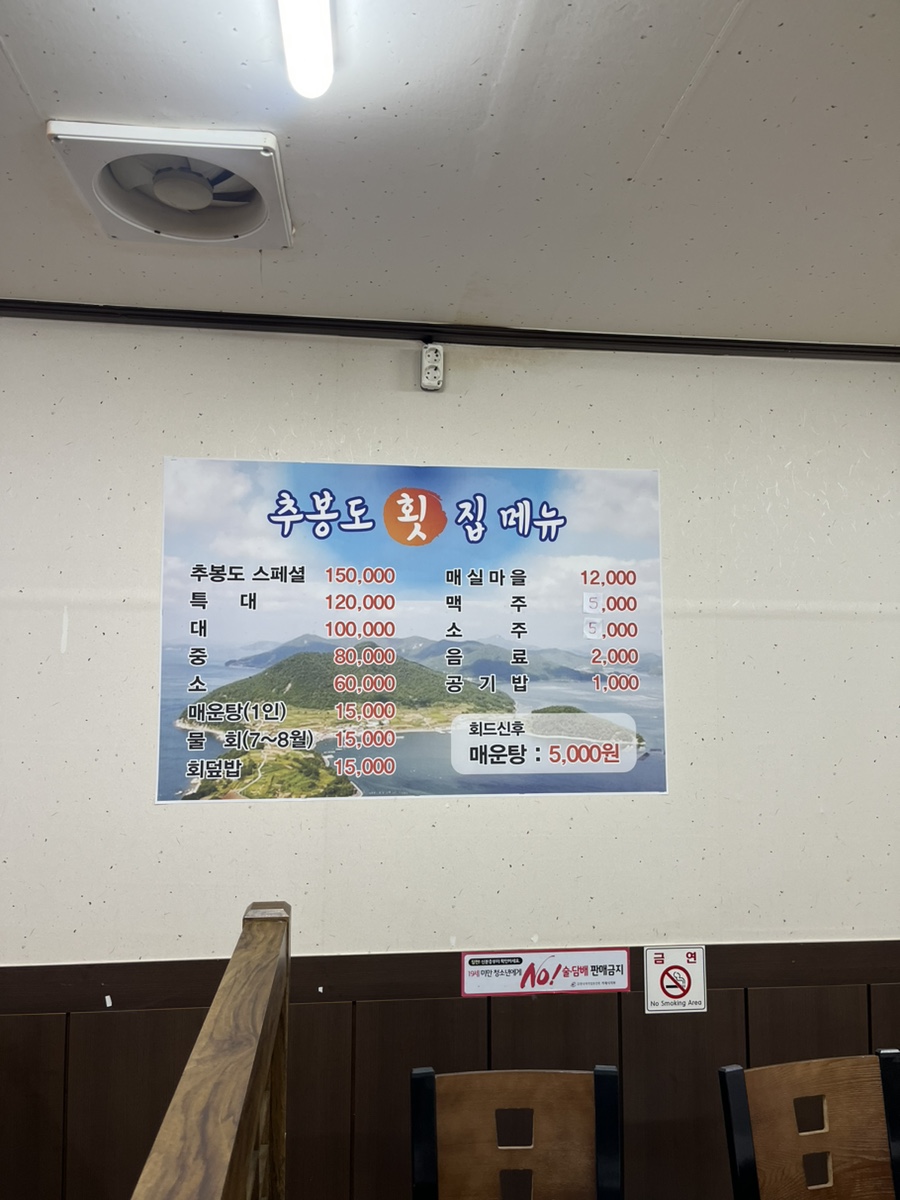 추봉도횟집 이미지