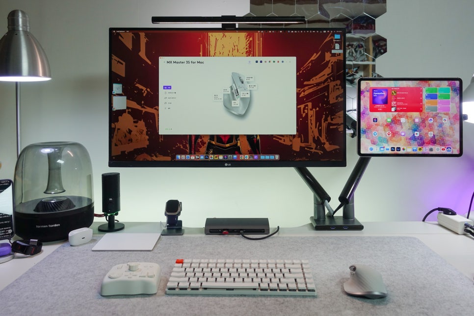 로지텍  'MX MASTER 3S for MAC 페일그레이' 무선 블루투스 마우스 맥북프로 16인치와 아이패드 프로 12.9인치에 사용해 보니 .. 이미지 2