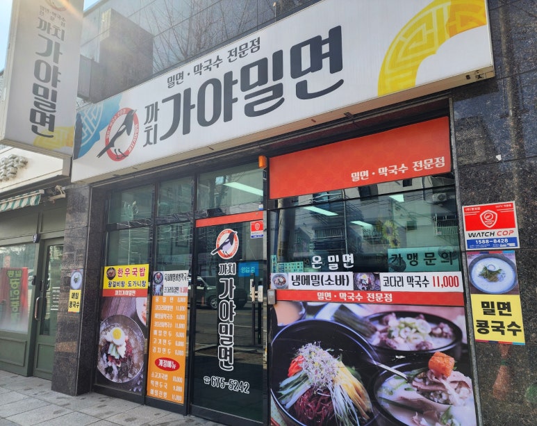 까치가야밀면 이미지