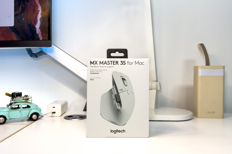 로지텍  'MX MASTER 3S for MAC 페일그레이' 무선 블루투스 마우스 맥북프로 16인치와 아이패드 프로 12.9인치에 사용해 보니 .. 이미지 5