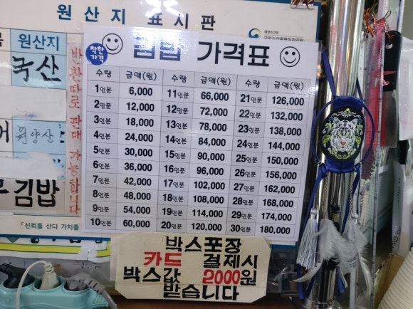 이순신충무김밥 이미지