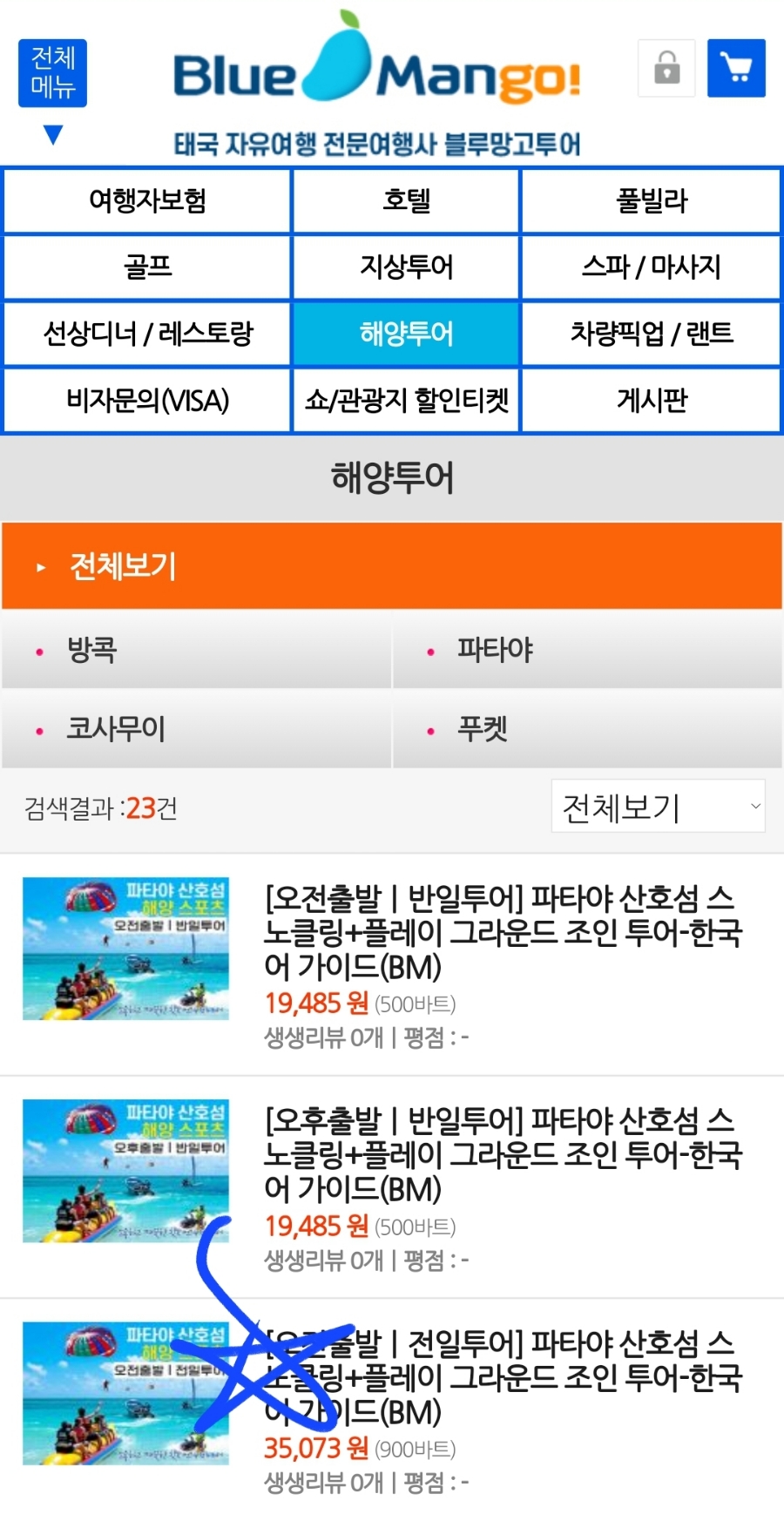 블루망고투어 이미지