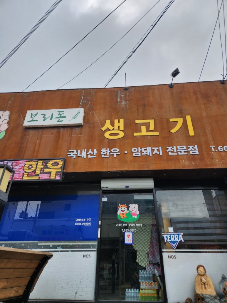 보리돈생고기 이미지