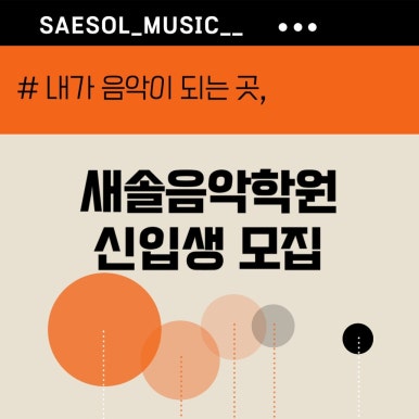 새솔음악학원 이미지