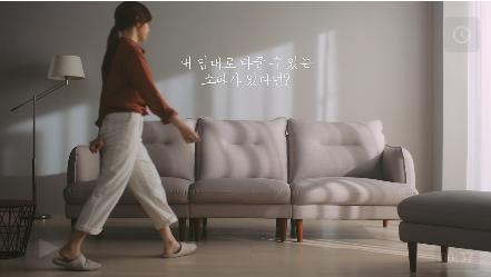 내 맘대로 바꿀 수 있는 한샘 밀란 301 소파