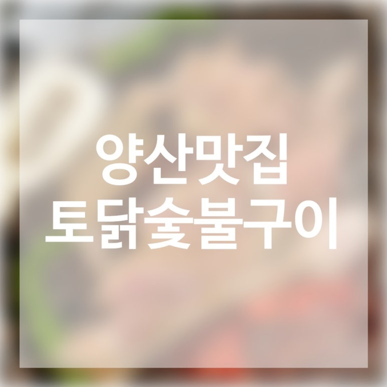 토닭숯불구이 이미지