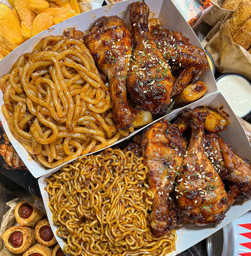 숯양두마리치킨 이미지