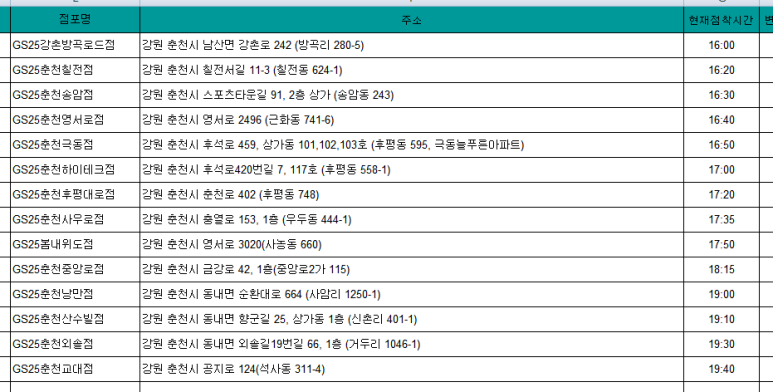 춘천내장 이미지