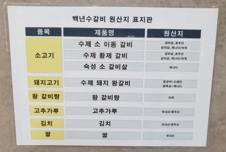백년수갈비 우장산역점 이미지