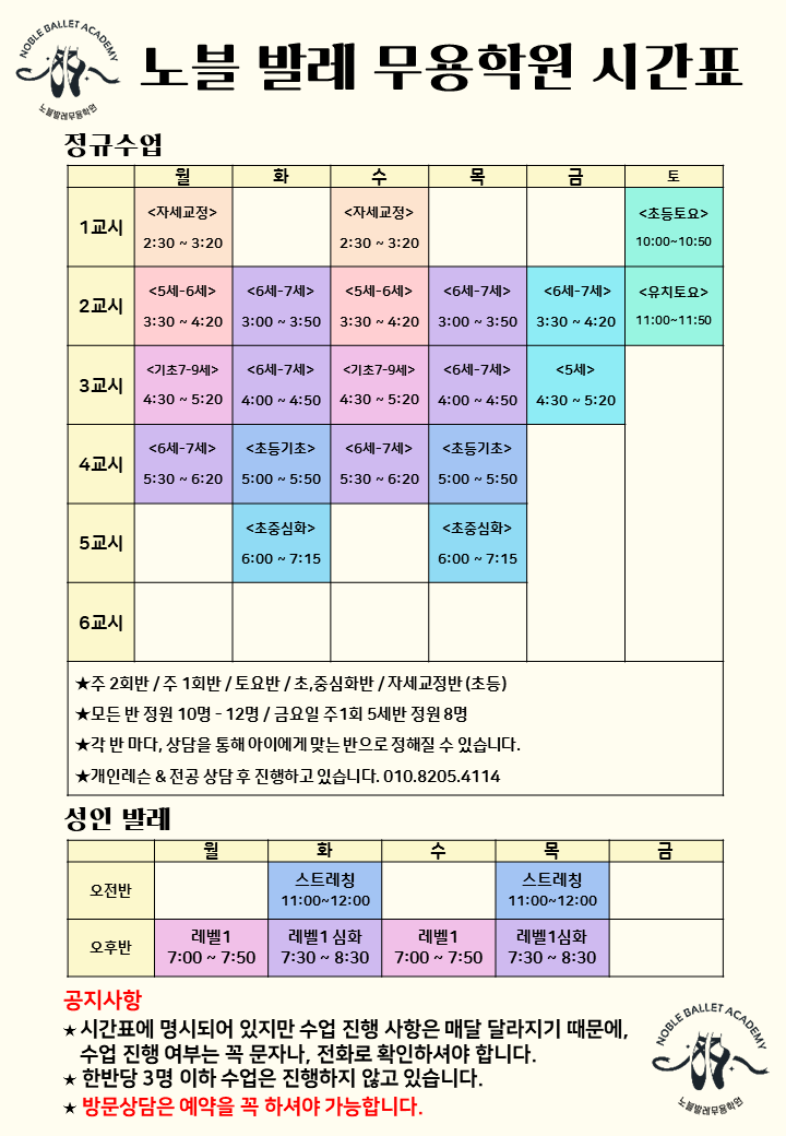 노블발레무용학원 이미지