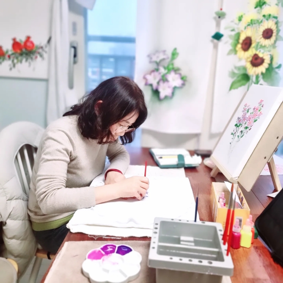 리즈리꽃그림 이미지