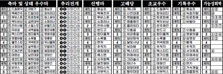 2/23 금요경마 예상지와 경마왕, 검빛 전문가 결과 패턴 분석 : 네이버 블로그