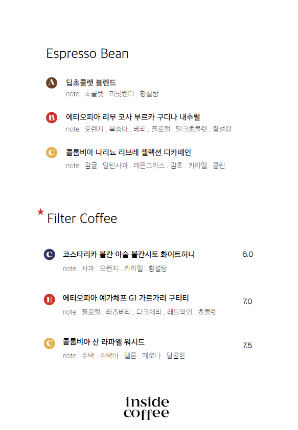 인사이드커피 이미지