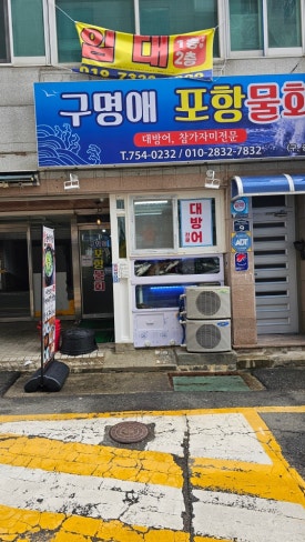 구명애포항물회 이미지