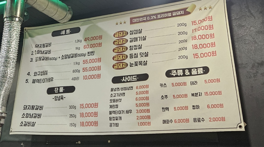 상동백년갈비 이미지