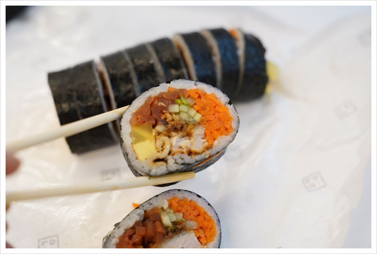 마들김밥 이미지