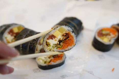 마들김밥 이미지