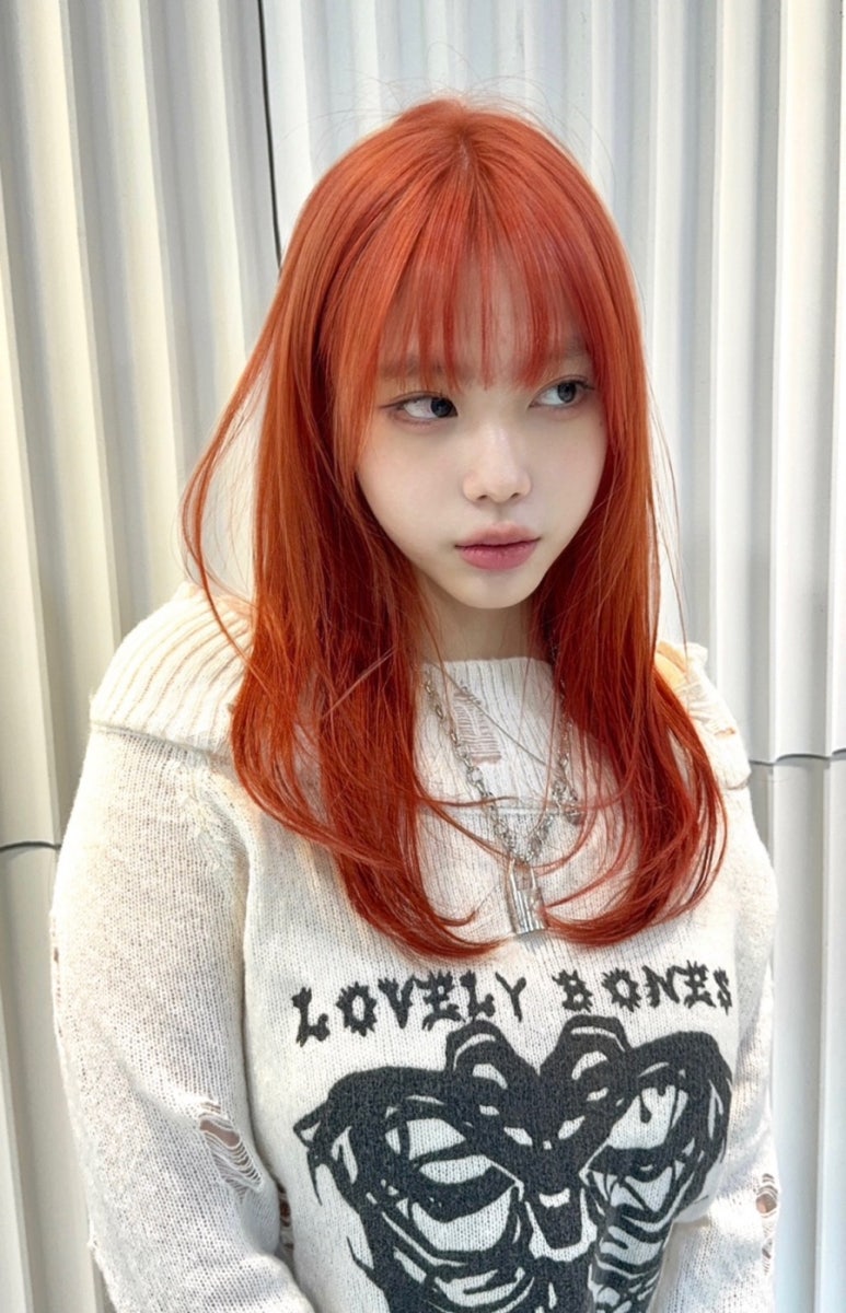 민오렌지헤어 이미지
