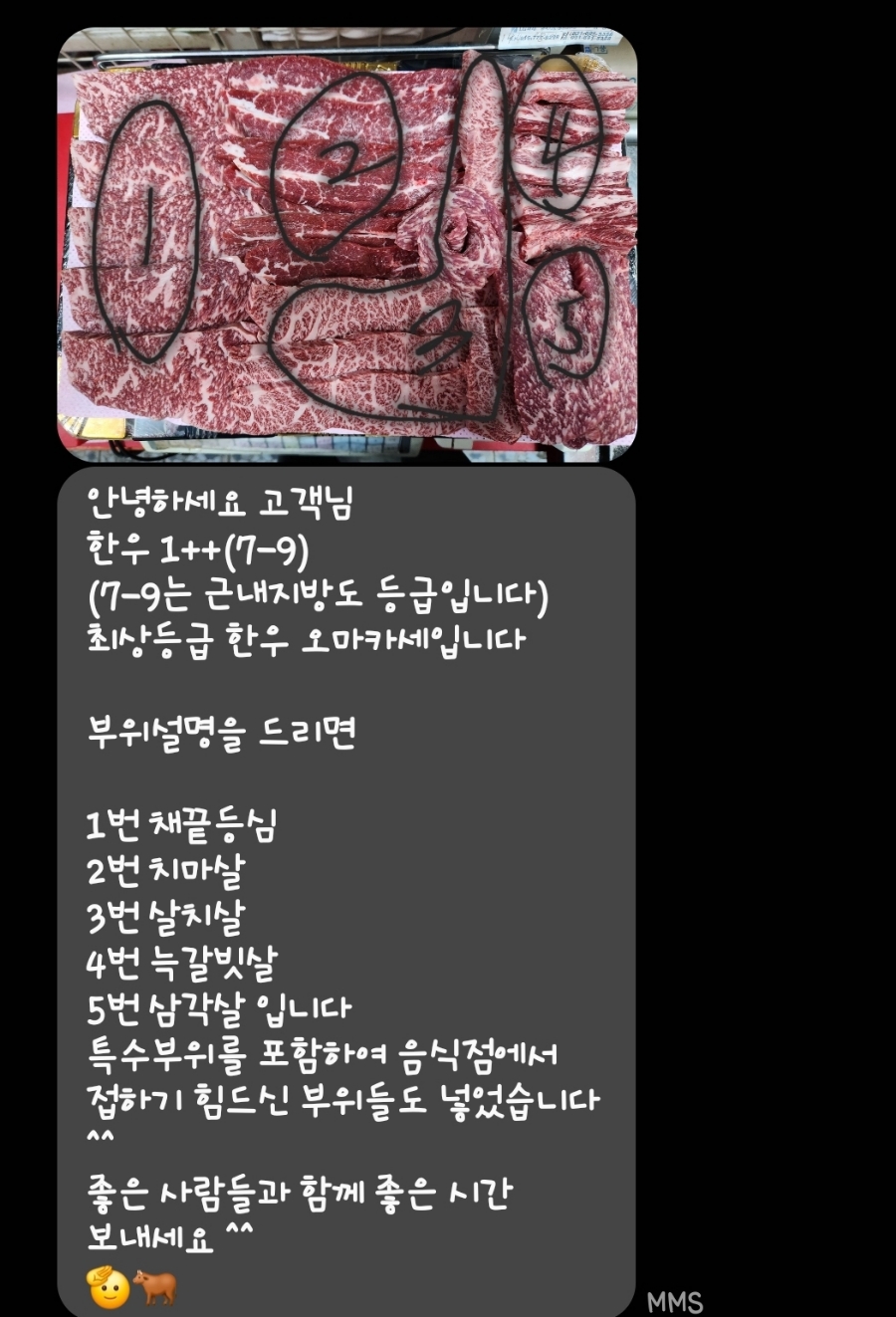 제로마트 정육점 이미지