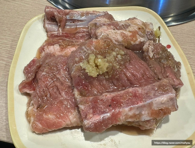 바른고기 숯불양념갈비 이미지