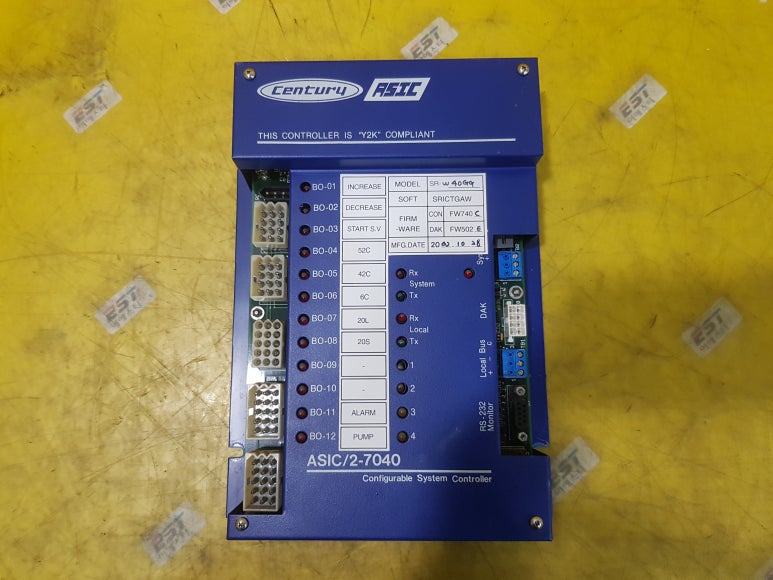 CENTURY CONTROLLER ASIC 2-7040 SR-W4DGG 수리 : 네이버 블로그