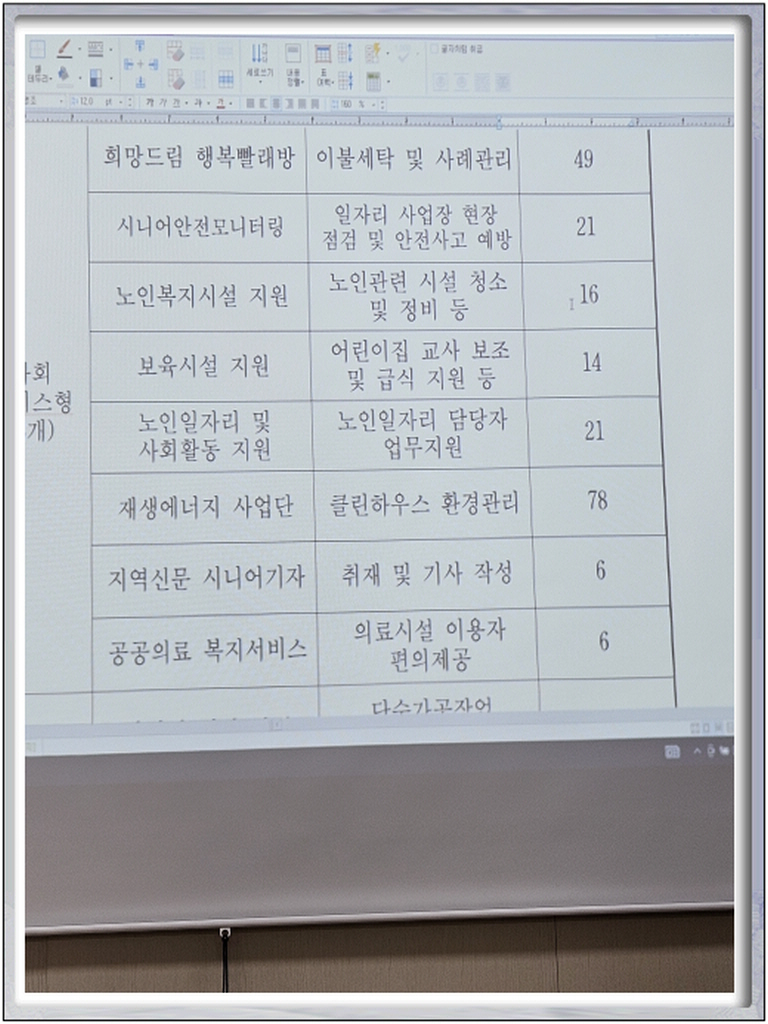 정선시니어클럽 이미지