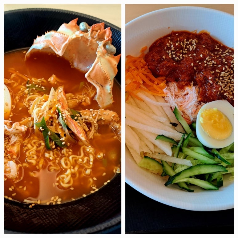홍게 인생라면 이미지