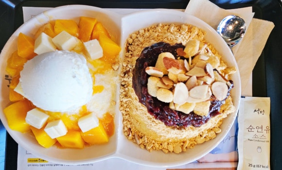 설빙 북한강점 이미지