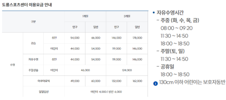 사이언스도룡스포츠센터 이미지