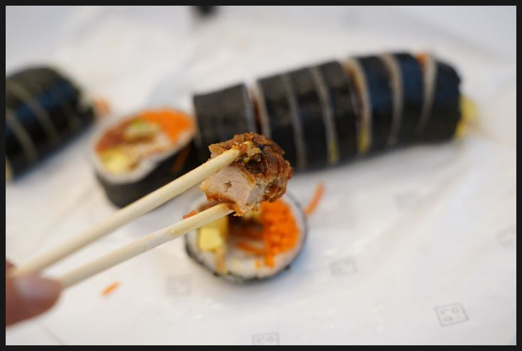 마들김밥 이미지