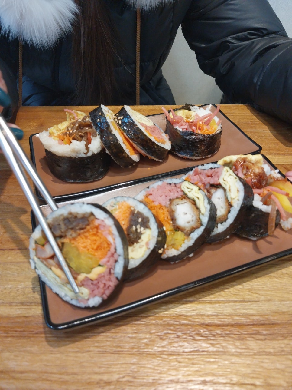 여기, 김밥 이미지