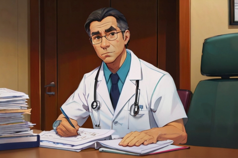 Default A professional translator around medical doctors with 0