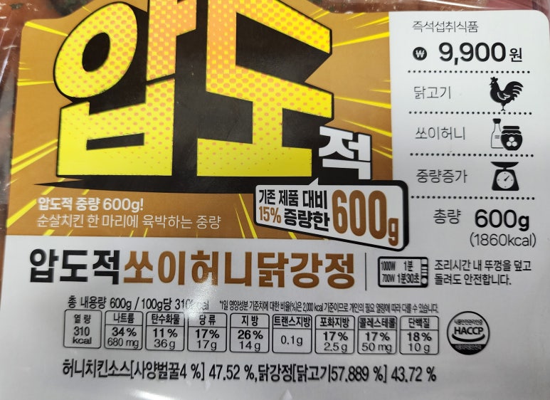 허니닭강정 이미지