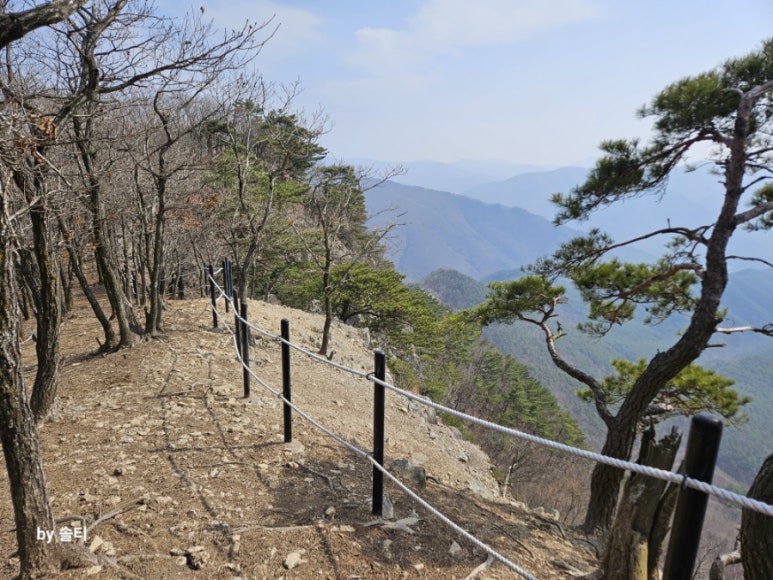 향로봉 방면 조망 이미지