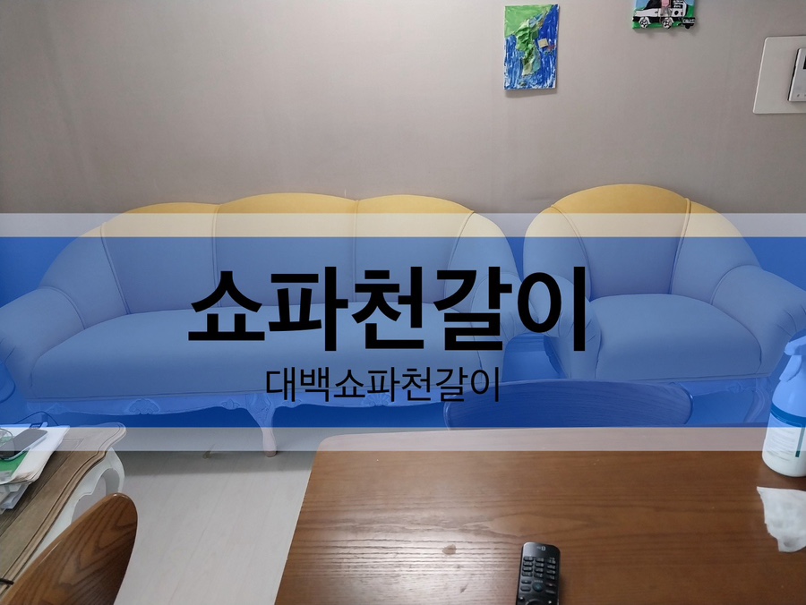 대백쇼파천갈이 이미지
