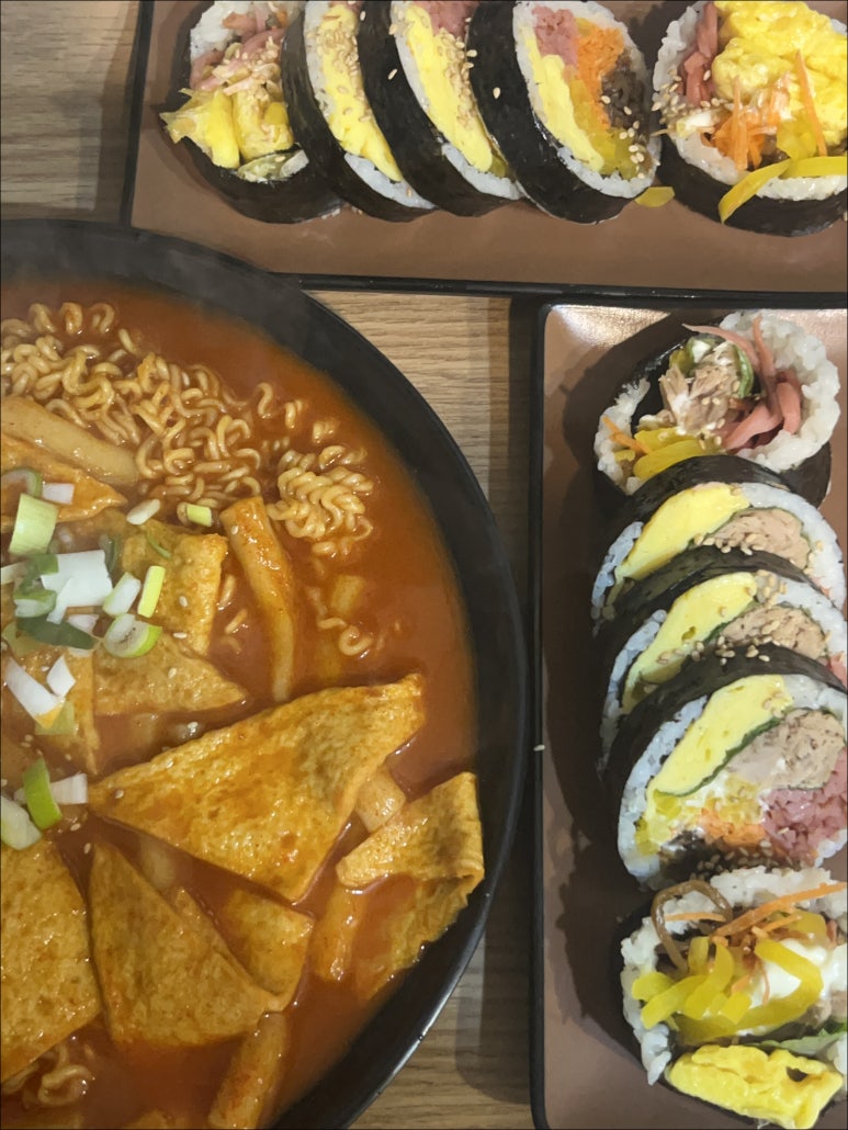 김밥과함께라면 이미지