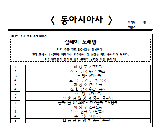 동주기전 이미지