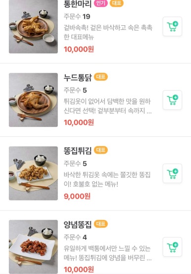 백년가마솥옛날통닭 이미지