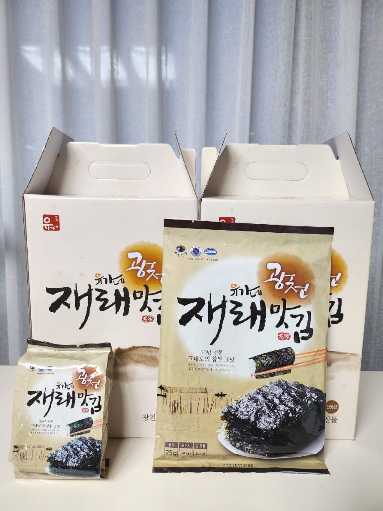 유가네맛김 이미지