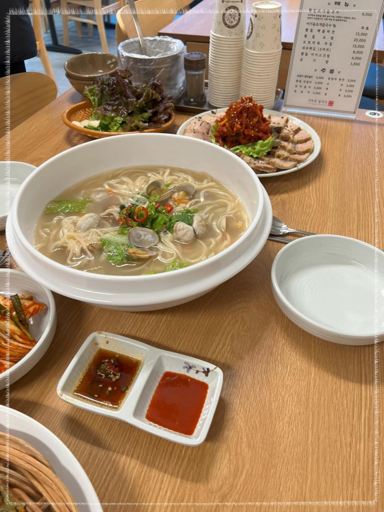 백세칼국수 이미지