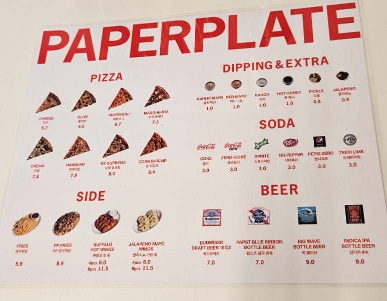 페이퍼 플레이트(PAPER PLATE) 이미지