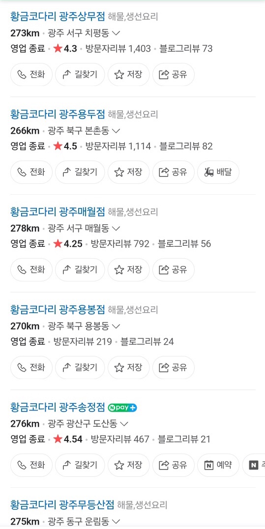 황금코다리(광주매월점) 이미지