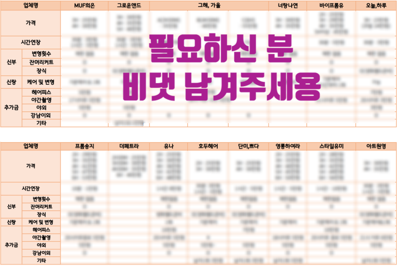 미소헤어아트 이미지