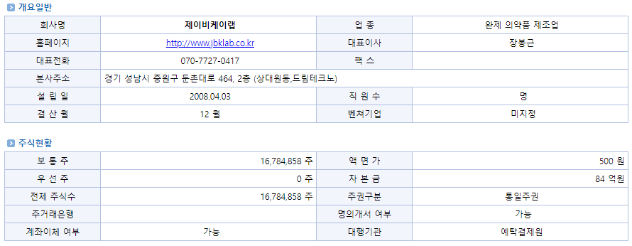 주식회사 제이비케이랩 이미지