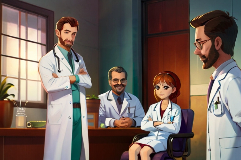 Default confident medical doctors with their patients 1