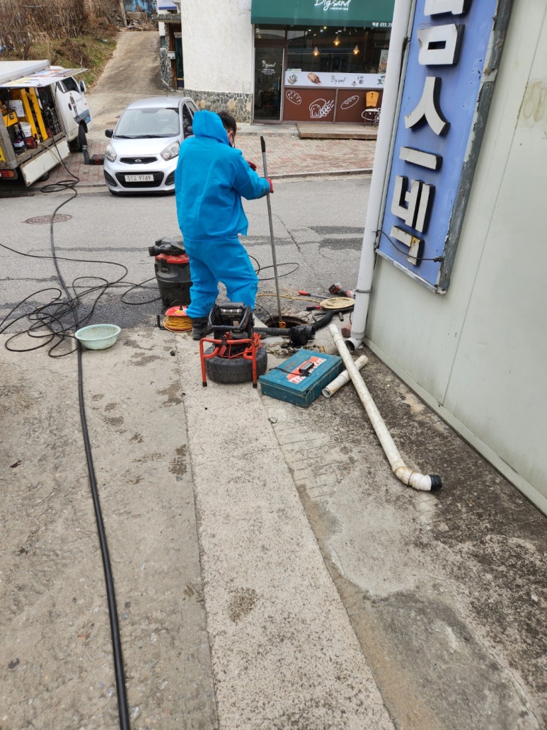 변기막힘하수구고압세척달인 이미지