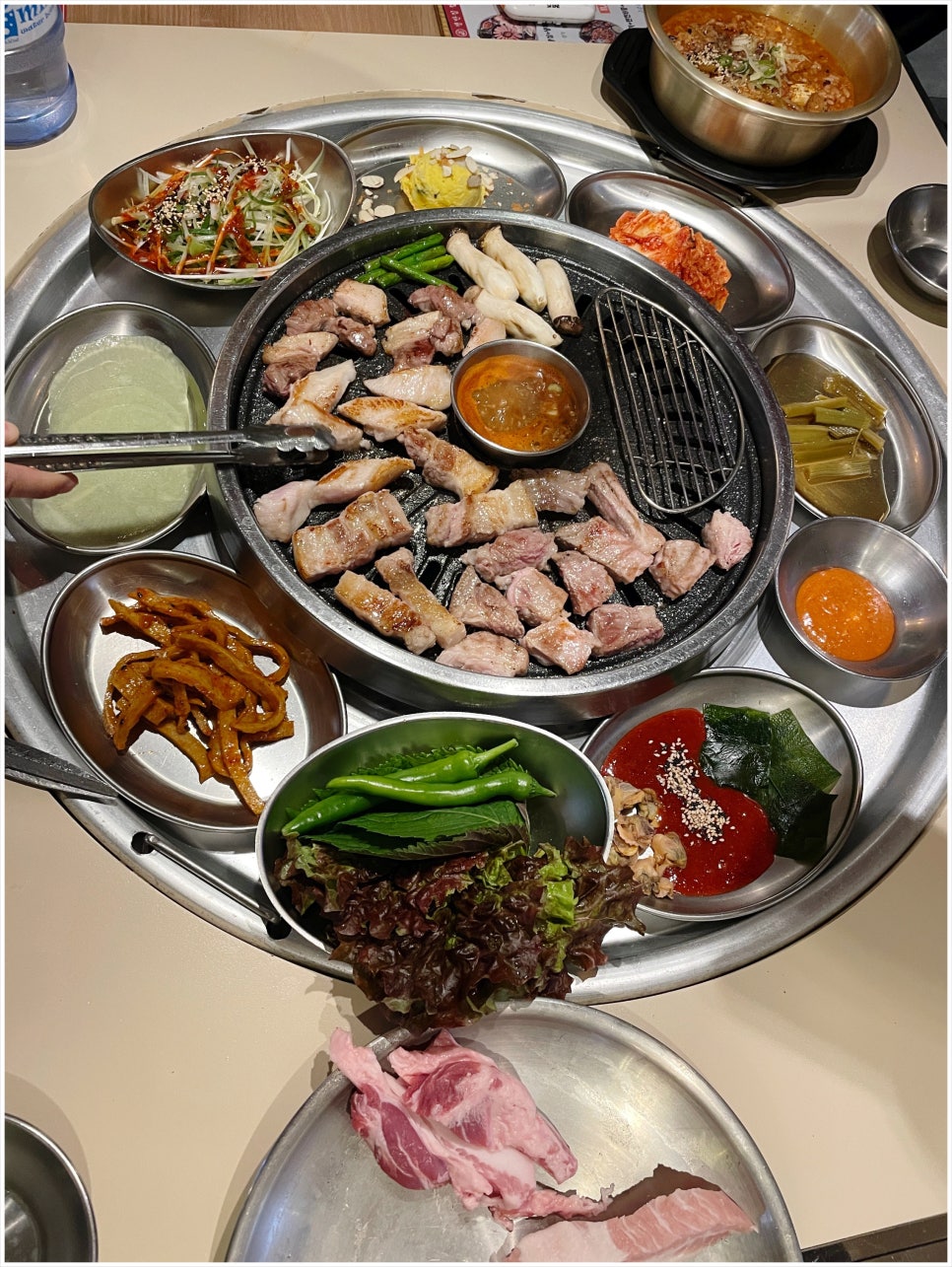 쟁반집 이미지