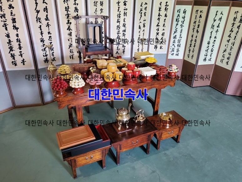 고려종가차례상 이미지