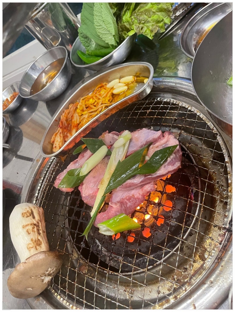 연탄불 이미지
